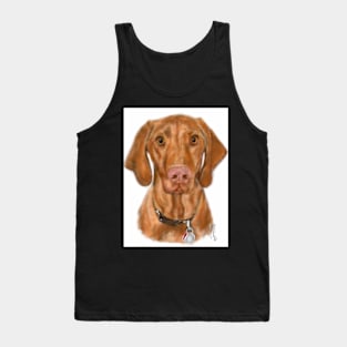 Young Handsome Vizsla Puppy Digital Art Tank Top